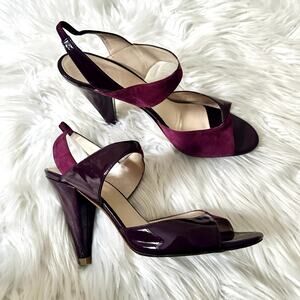 Christian Dior Patent Leather Sandals Sz 7.5